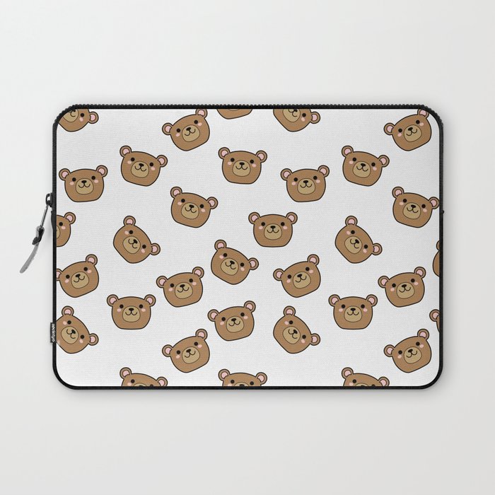 Cute Bear Kawaii Pattern Laptop Sleeve