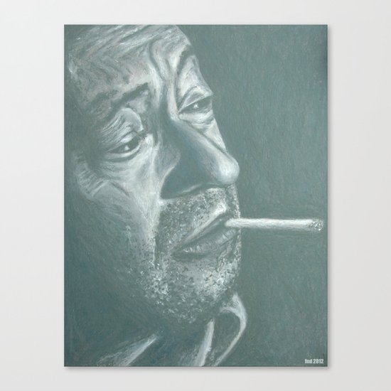 serge&gitane! Canvas Print