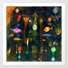 Paul Klee Fish Magic Art Print