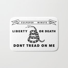 Culpeper Minutemen Flag Bath Mat | American, Minuteman, Rattlesnake, Culpepper, Historic, Man, Usa, Revolution, Frontiersmen, Men 