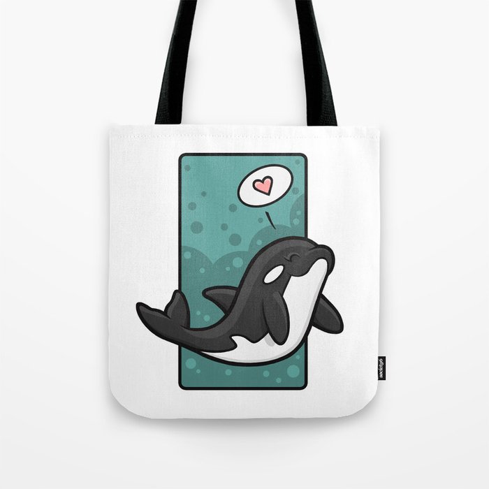 Happy Orca Tote Bag