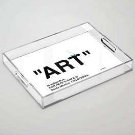 "ART" Acrylic Tray