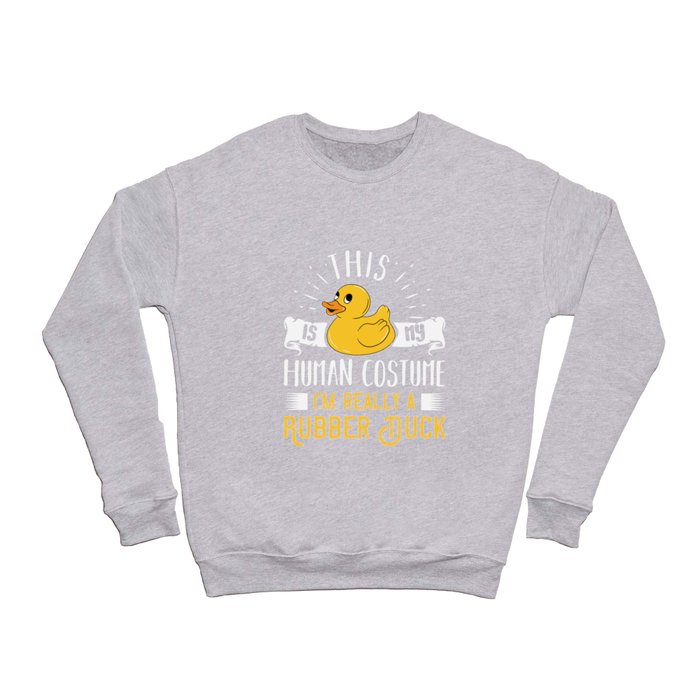 Rubber Duck Gift Giant Shower Crewneck Sweatshirt
