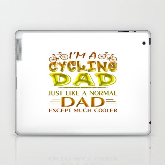 CYCLING DAD Laptop & iPad Skin
