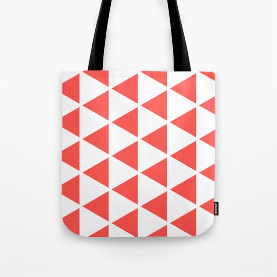 Sleyer Pink on White Pattern Tote Bag