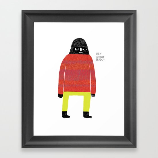 Good Buddy Framed Art Print
