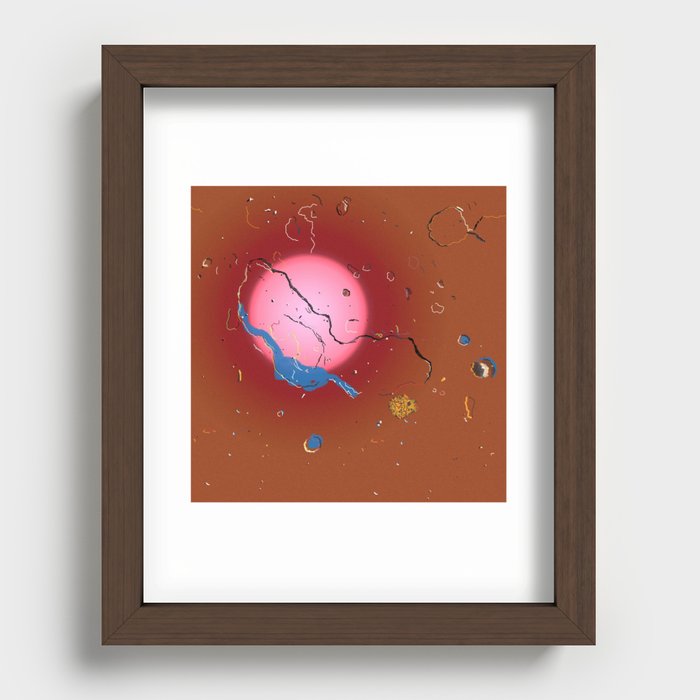 The Space Recessed Framed Print