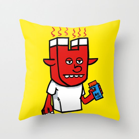 enigmatic todd Throw Pillow