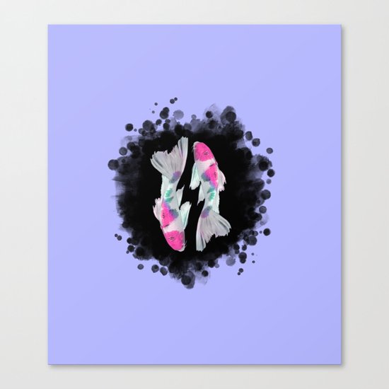 Don't Be Koi Canvas Print