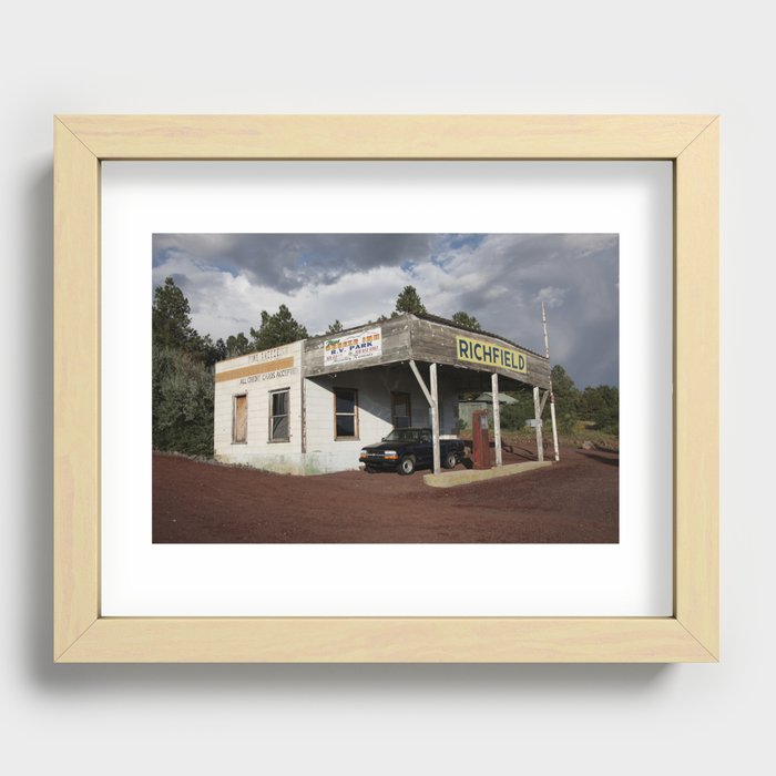Route 66 - Pine Breeze Motel 2008 Recessed Framed Print
