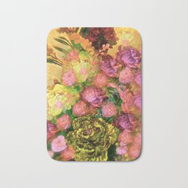 Roses  Bath Mat | Flower, Flowers, Roses, Painting, Nature, Illustration, Abstract, Rose 