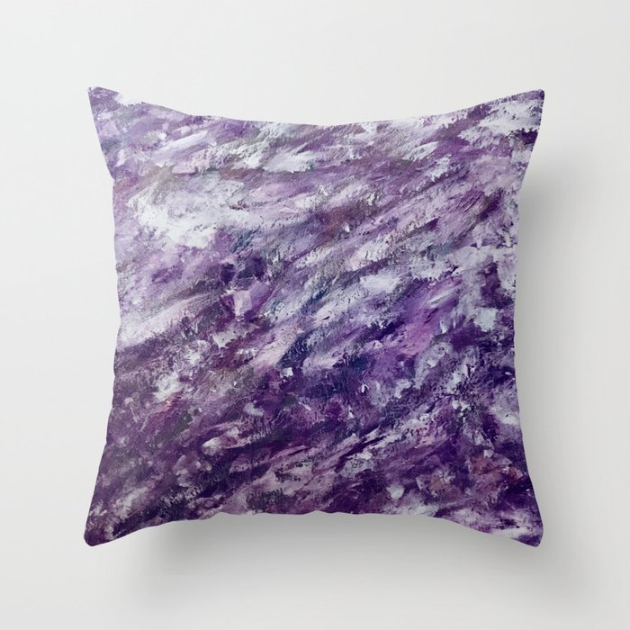 purple haze Throw Pillow