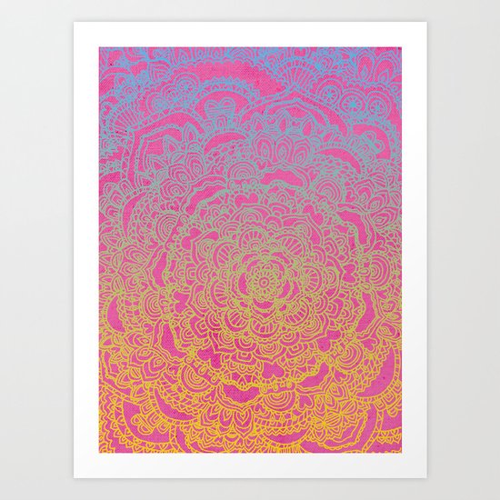 Think Happy II Art Print
