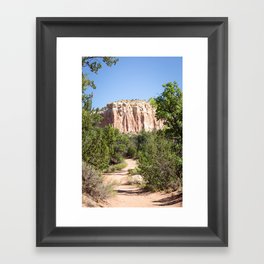 Ghost Ranch Hike x new Mexico Landscape Photography Framed Art Print