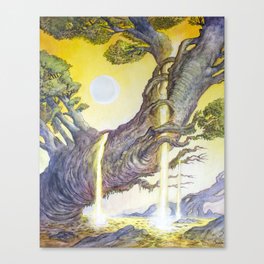 The Wondrous Auric Falls Canvas Print