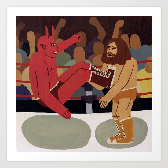 Fight Art Print