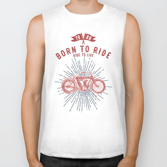 BORN TO RIDE Biker Tank