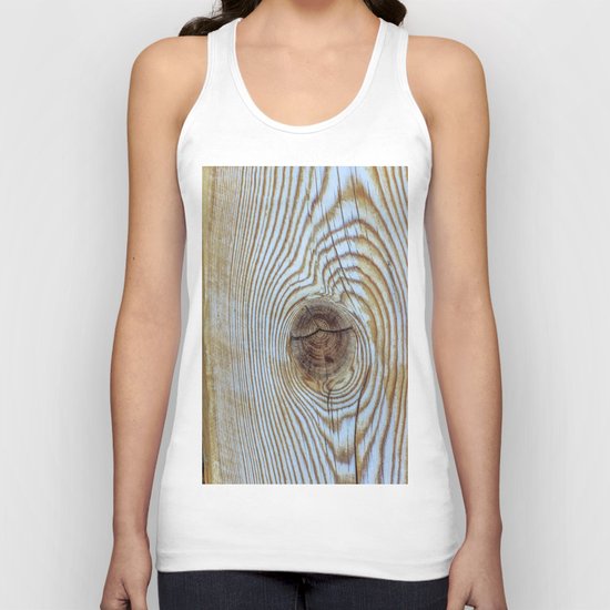 Wooden Knot Texture Unisex Tank Top