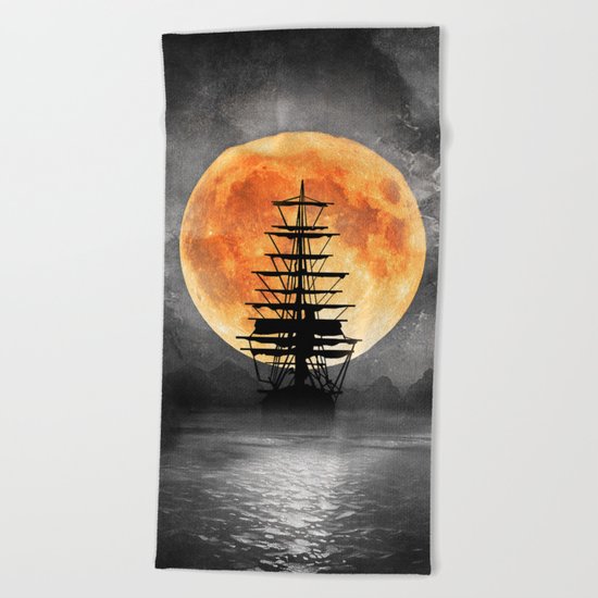 From the moon Beach Towel