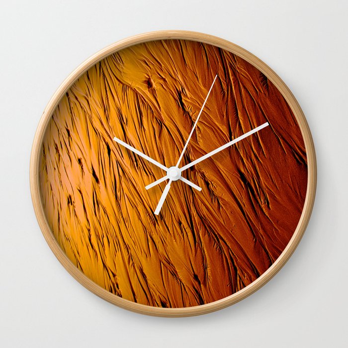 Liquid Gold Wall Clock