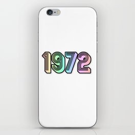 Vintage 1972 iPhone Skin