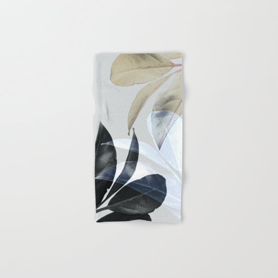 Plant Leaves, Botanical, Foliage Hand & Bath Towel