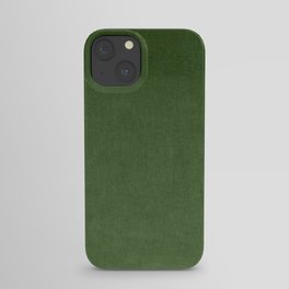 Sage Green Velvet texture iPhone Case