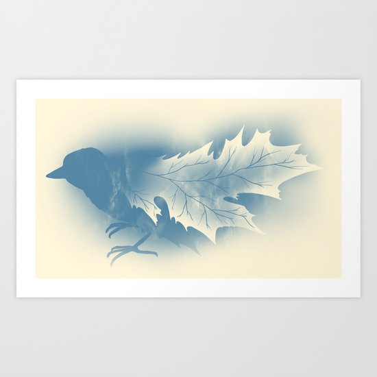 Falling Leaves Art Print