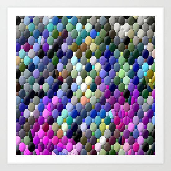 Partyin' with colors... Art Print