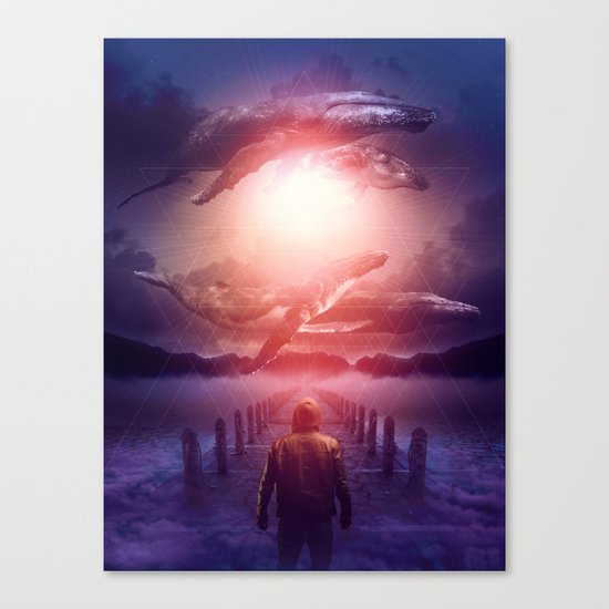 The Space Between Dreams & Reality Canvas Print