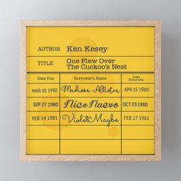 KEN KESEY (1962) Framed Mini Art Print