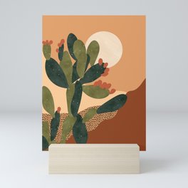 Prickly Pear Cactus Mini Art Print