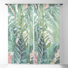 Havana jungle Sheer Curtain