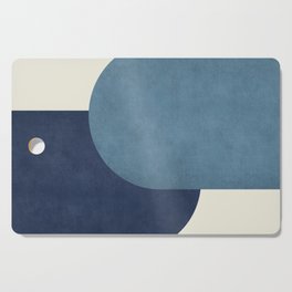 Halfmoon Colorblock - Blue Cutting Board