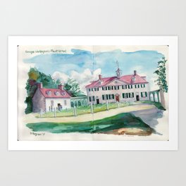 Mount Vernon Art Print