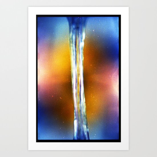 color in motion #2 (35mm multiple exposures) Art Print