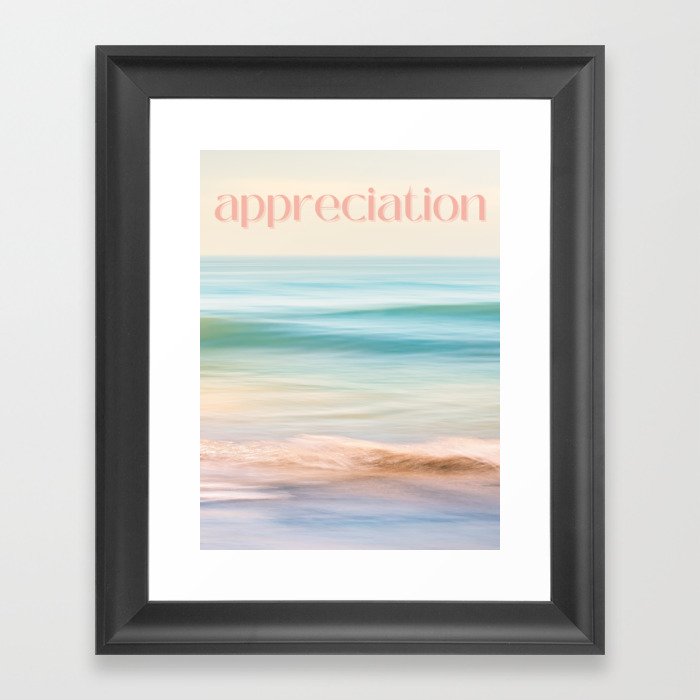appreciation Framed Art Print