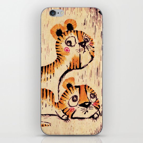 Two Little Tigers iPhone & iPod Skin