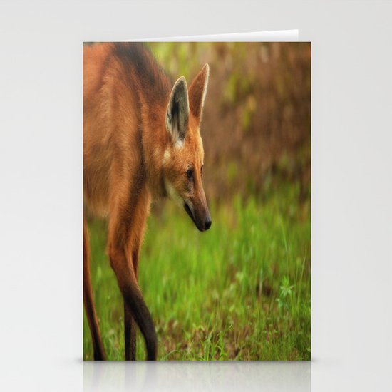 Wolf Strut Stationery Cards
