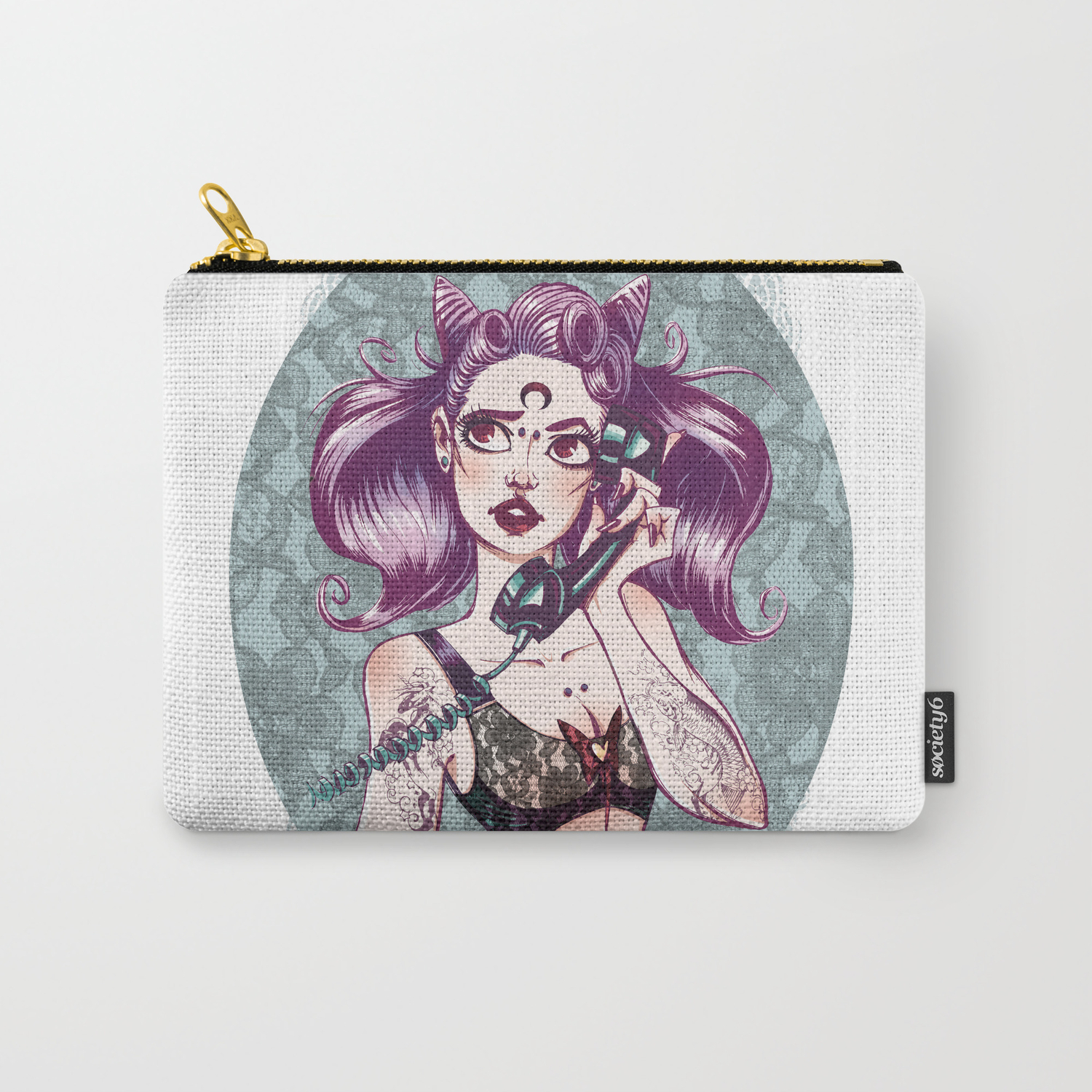 Pin Up Sailor Chibi Moon Carry All Pouch By Martinanaldi Society6