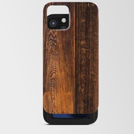 Old wood texture iPhone Card Case