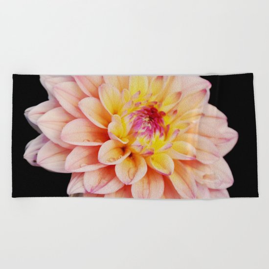 Light Pink Dahlia #2 Beach Towel
