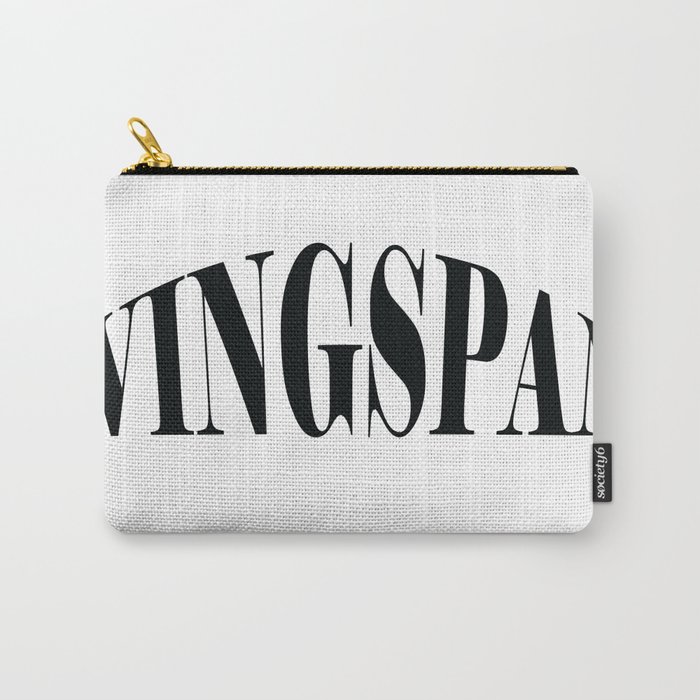 Wingspan - black text Carry-All Pouch