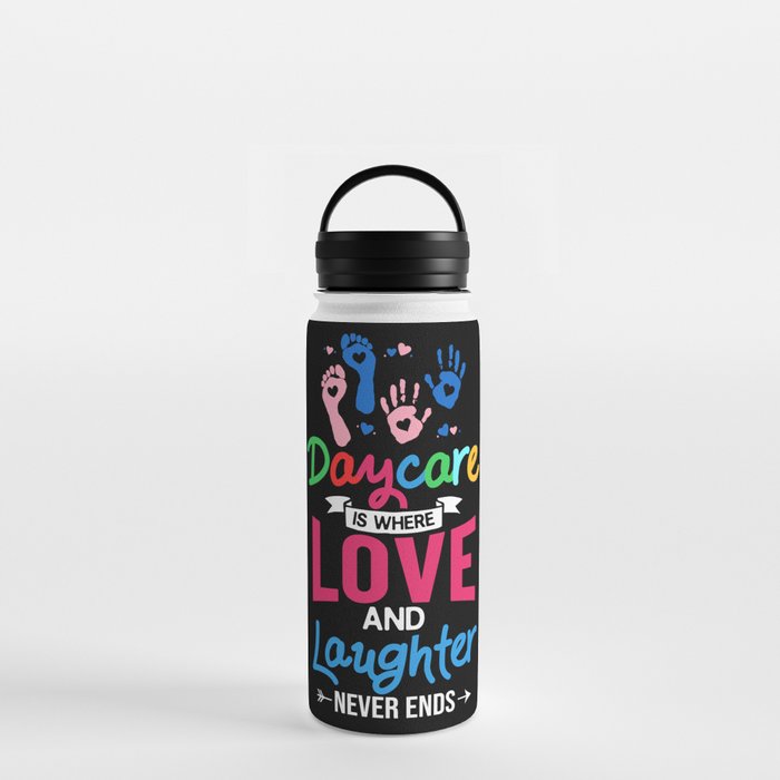 Daycare Provider Thank You Childcare Babysitter Water Bottle