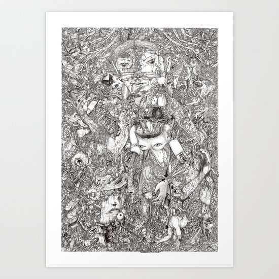 Memorial complex Art Print