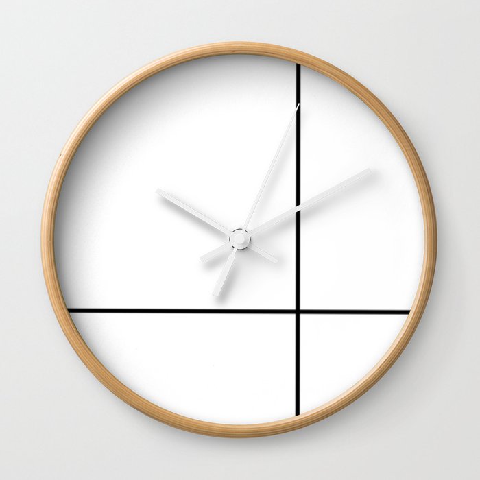 Intersection Wall Clock by clockey Society6