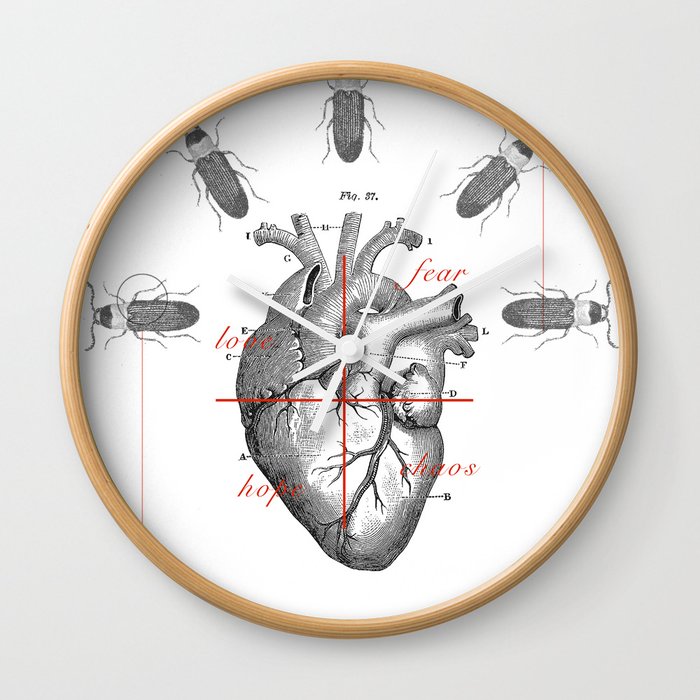 Four rooms Wall Clock