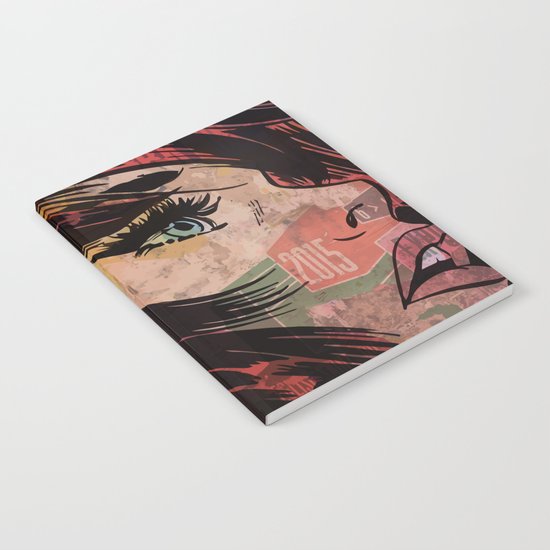 Comic girl affiche poster Notebook