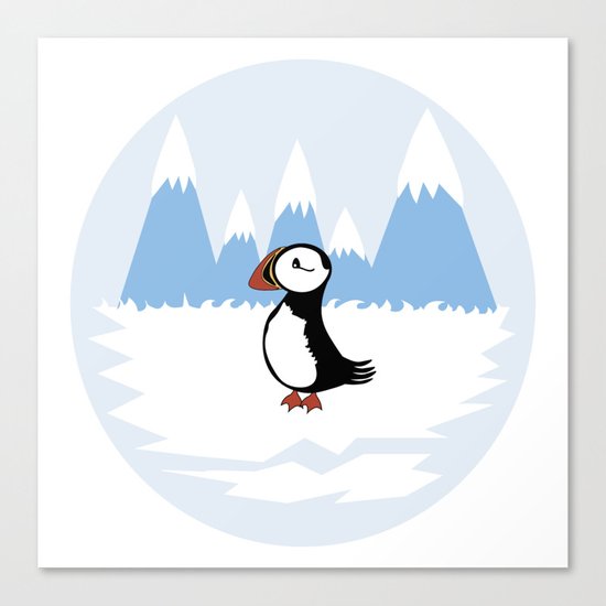 Puffin Canvas Print