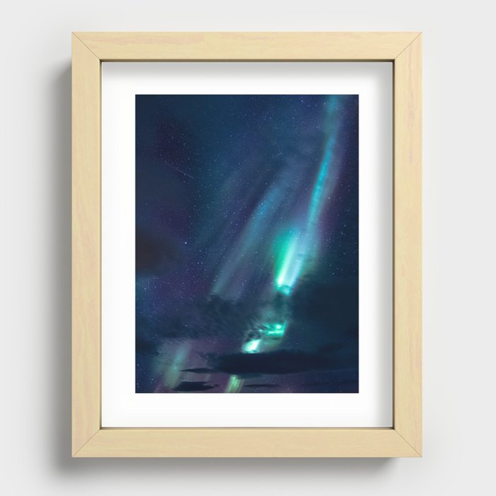 Northern Lights Recessed Framed Print